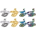 thumbnail image 1 of GOOHOCHY Anillos de tejido decorativos de 8pcs Artesanías de tejido de bricolaje Bucles de tejer delicados anillos de crochet de tejer, 1 of 8