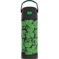 thumbnail image 1 of Thermos Kids Stainless Steel Vacuum Insulated Funtainer 16 oz Water Bottle with Spout Lid, Minecraft, 1 of 8
