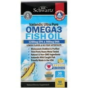 BioSchwartz Omega 3 Fish Oil, Lemon Flavor, 90 Softgels