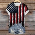thumbnail image 4 of Yindaity 4th Of July Shirts for Women USA Shirts Women: Red White and Blue T Shirt American Flag Tshirt Patriotic 6th of July Outfits(Red,S), 4 of 7