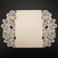 thumbnail image 3 of 10Pcs European Style Carved Wedding Invitations Blank Inner Sheet for Customization, Romantic and Elegant Design 5 Patterns Available Easy to Hand Out for Weddings,, 3 of 8