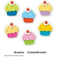 thumbnail image 2 of Carson Dellosa Cupcakes Assorted Mini Cutouts (36 cut-outs), 2 of 4