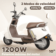 thumbnail image 2 of Motobici Eléctrica HONEY WHALE U8S Blanco, 2 of 6