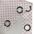 thumbnail image 4 of Ambesonne Romance Grommet Curtain, Hearts Love Antique, 50" x 96", Red Rose White, 4 of 6