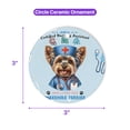 thumbnail image 5 of Just a Certified Nursing Assistant Cna Who Loves Her Yorkshire Terrier Ceramic Round Ornament Yorkie Dog Lover Gifts Home Tree Decor - 00003, 5 of 5