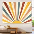 thumbnail image 5 of Sun Tapestry, Vintage Boho Tapestry Wall Hanging Aesthetic Rainbow Abstract Tapestries for Bedroom Bohemian Wall Retro Decor, 5 of 6