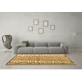 thumbnail image 3 of Ahgly Company Indoor Rectangle Abstract Brown Modern Area Rugs, 5' x 8', 3 of 4