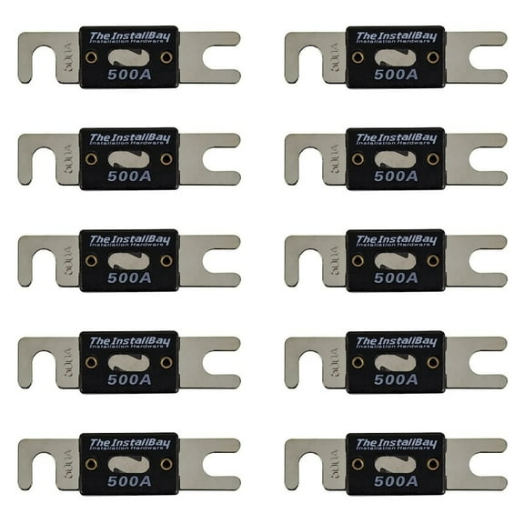Install Bay ANL500-10 ANL 500 Amp Fuse - Package of 10