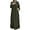 Green, variant on Womens Dresses Bohemian Polka Print Dress with Long Sleeves Prayer Clothes Style Plus Size and Fashionable Long Sleeve Dress for Women Black XXXXL