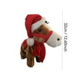 thumbnail image 3 of Christmas Animated Plush Pony - 12.6Inch Interactive Horse with Motion & Sound, Festive Holiday Decor & Collectible, 3 of 3