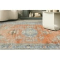thumbnail image 4 of Orange Turkish Rug, Medallion Rugs, Floral Rugs, Vintage Style Rugs, Turkish Rug, Vintage Design Rug, Kitchen Rug, Outdoor Rug, Muted Rug, 2.3'x3.3' - 70x110 cm, 4 of 9