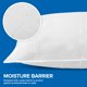 thumbnail image 5 of Fundas de almohada desechables "Stock Your Home" (100 unidades), de papel/poliéster, tamaño estándar de 53 x 76 cm, con barrera de humedad, color blanco., 5 of 7