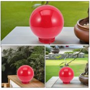 Supvox Red Round Lamp Cover Waterproof Replacement for Outdoor Globe Light Fixture