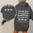 thumbnail image 4 of VBARHMQRT Red Sweatshirt Autumn Winter Hoodie Neck Solid Color Printed Long Sleeve Pullover Sweatshirt, 4 of 7