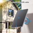 thumbnail image 4 of Solar Panel Compatible with WYZE Battery Cam Pro Camera Wireless Outdoor,4W 5V Solar Panel with 10ft Micro USB Charging Cable for Outdoor Battery Powered Security Camera,Adjustable Wall Mount, 4 of 8