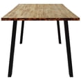 thumbnail image 5 of vidaXL Dining Table Rectangle Dining Table with Wood Legs Solid Wood Acacia, 5 of 8