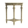 thumbnail image 2 of Hellinger Table d'Appoint Ronde avec Étagère en Beige Antique, 2 of 6