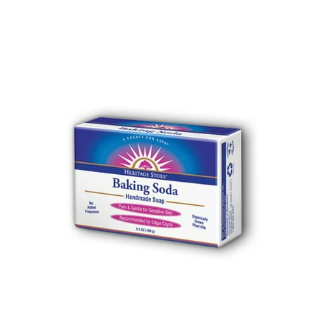 Baking Soda Soap Heritage Store 3.5 oz Bar (Best Way To Store Soap Bars)