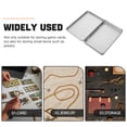 thumbnail image 2 of LEEYNEER Card Tin Box Storage Boxes for Playing Card Baseball Card Boxes Storage Gaming Card Storage Case Small Tinplate Can, 2 of 6