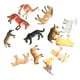 thumbnail image 1 of Paquete de 12 figuras de animales de granja, figuras de juguete, figuras de animales de la selva artesanales de PVC para regalo de Pascua, decoración, 1 of 8