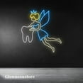 thumbnail image 2 of Glowneon Tooth Fairy Neon Sign, Tooth Fairy Led Sign, Handmade Tooth Fairy Sign, Tooth Dentist Sign, 2 of 4