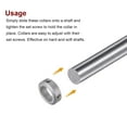 thumbnail image 4 of Uxcell 30mm Bore Set Screw Shaft Collars Aluminum Alloy, 46mm OD, 15mm Width 4 Pack, 4 of 5