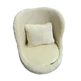thumbnail image 2 of Mini sofá para posar, silla para fotos infantiles, silla pequeña, bonita, cómoda y decorativa para bebés. Beige Con almohada, 2 of 9