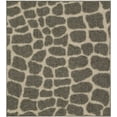thumbnail image 1 of Furnish My Place Crocodile Lounge Around Area Rug for Living Room, Dining Room, Kitchen, Bedroom, Made in India - 4' Square, 1 of 2