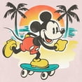thumbnail image 2 of Toddler's Mickey & Friends Retro Skater Mickey  Graphic Tee Light Pink 5T, 2 of 3