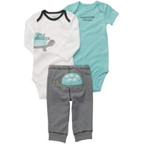 Carter's Baby Boys' 3 Pc Turn Me Around Set - Grey - 18 Months