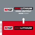 thumbnail image 2 of Milwaukee M12™ REDLITHIUM™ XC Battery Two Pack, 2 of 5