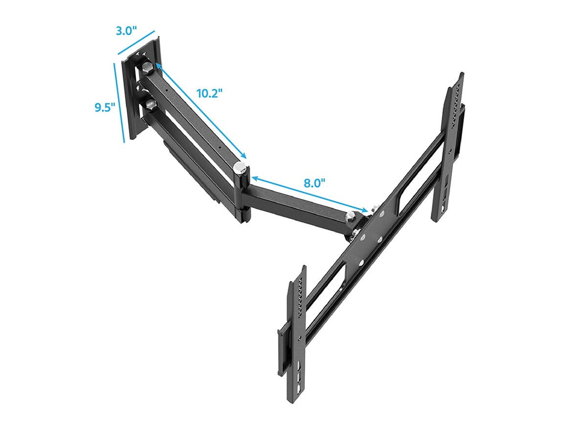 Monoprice Outdoor Full Motion TV Wall Mount Bracket For TVs 32in to 100in, Max Weight 110 lbs, VESA Patterns Up to 200x200 to 400x400