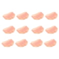 thumbnail image 1 of 6 pares de almohadillas de gel de silicona elásticas jinwen para inserto de plantillas de pies Color de piel Cojín del pie de las mujeres, 1 of 8