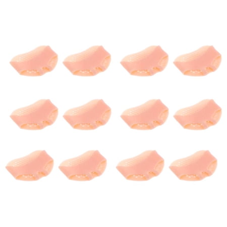 6 Pairs Silic of Foot Cushion Pads Metatarsal Inserts - Skin Color