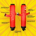 thumbnail image 3 of Disfraz inflable para hombre LookOurway Air Dancers, rojo, adulto, 3 of 5