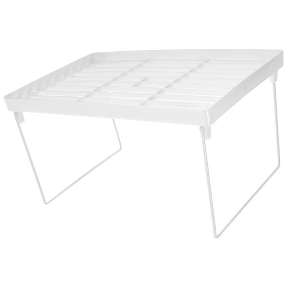 Hemoton Countertop Storage Shelf Organizer Rack for Home with 1 Set Folding Shelves