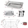 thumbnail image 4 of Juego de platos tipo buffet para irritar COMFICOVE, 33 piezas, con calentadores de alimentos, 4 of 7