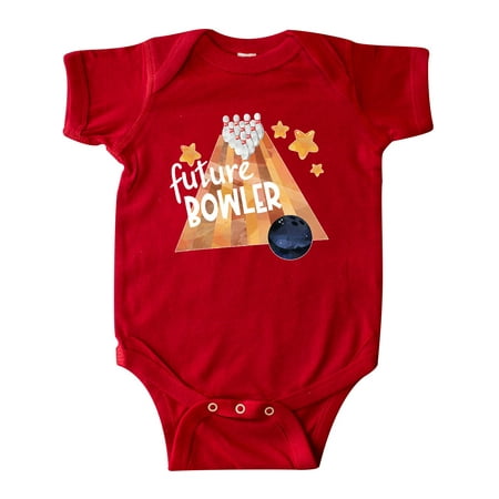 

Inktastic Future Bowler Bowling Ball and Pins Gift Baby Boy or Baby Girl Bodysuit