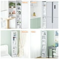 thumbnail image 7 of ALISENED 6 Cube Tall Skinny Bookcase, Narrow Organizer Shelf, Wood Corner Bookshelf, Storage Shelves, 7 of 7
