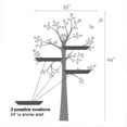 thumbnail image 2 of Shelving Tree Decal with Birds - New Style - Scheme B, 2 of 2