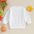 thumbnail image 3 of Okbabeha Toddler Girl Boy Halloween Outfits Spooky Long Sleeve Sweatshirts Tops Infant Toddler Halloween Sweatshirt, 3 of 7