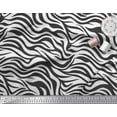 thumbnail image 2 of Soimoi Black Cotton Voile Fabric Wild Animal Skin Printed Craft Fabric by The Yard 42 Inch Wide, 2 of 3