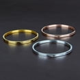 thumbnail image 4 of 2 Pulseras De Acero De Para Mujer, Brazalete ángel, Dorado, 4 of 8