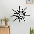 thumbnail image 4 of Sun Wall Decor 3Pc Sun Metal Wall Art Decor Handcrafted Iron Wall Hangings For Indoor/Outdoor Home Decor Nature-Inspired Wall Sculpture, 4 of 8