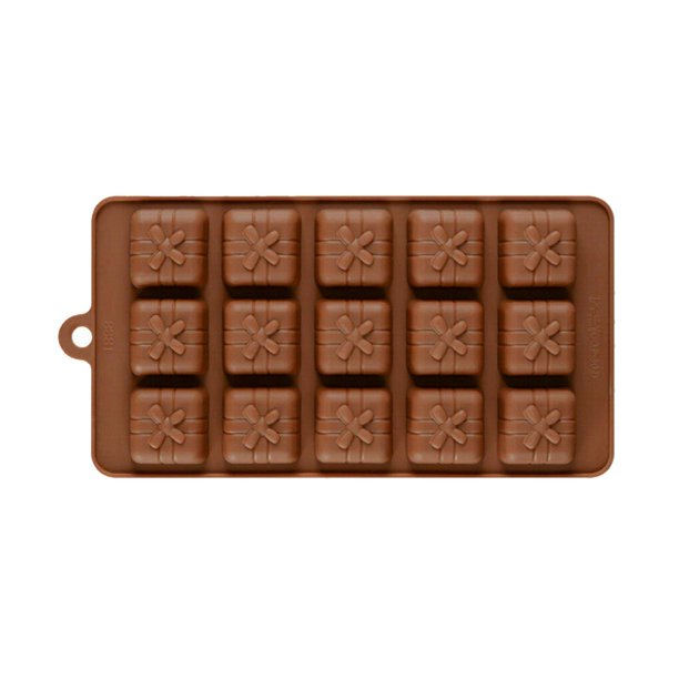 Moyic Molde de silicona para dulces, herramienta de panadería de 15 cavidades, accesorios para postres DIY Herramientas y accesorios para hornear PC 1