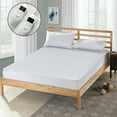 thumbnail image 3 of Gymax 78''x80'' Electric Heated Mattress Pad King Size w/ Overheat Protection, 3 of 10