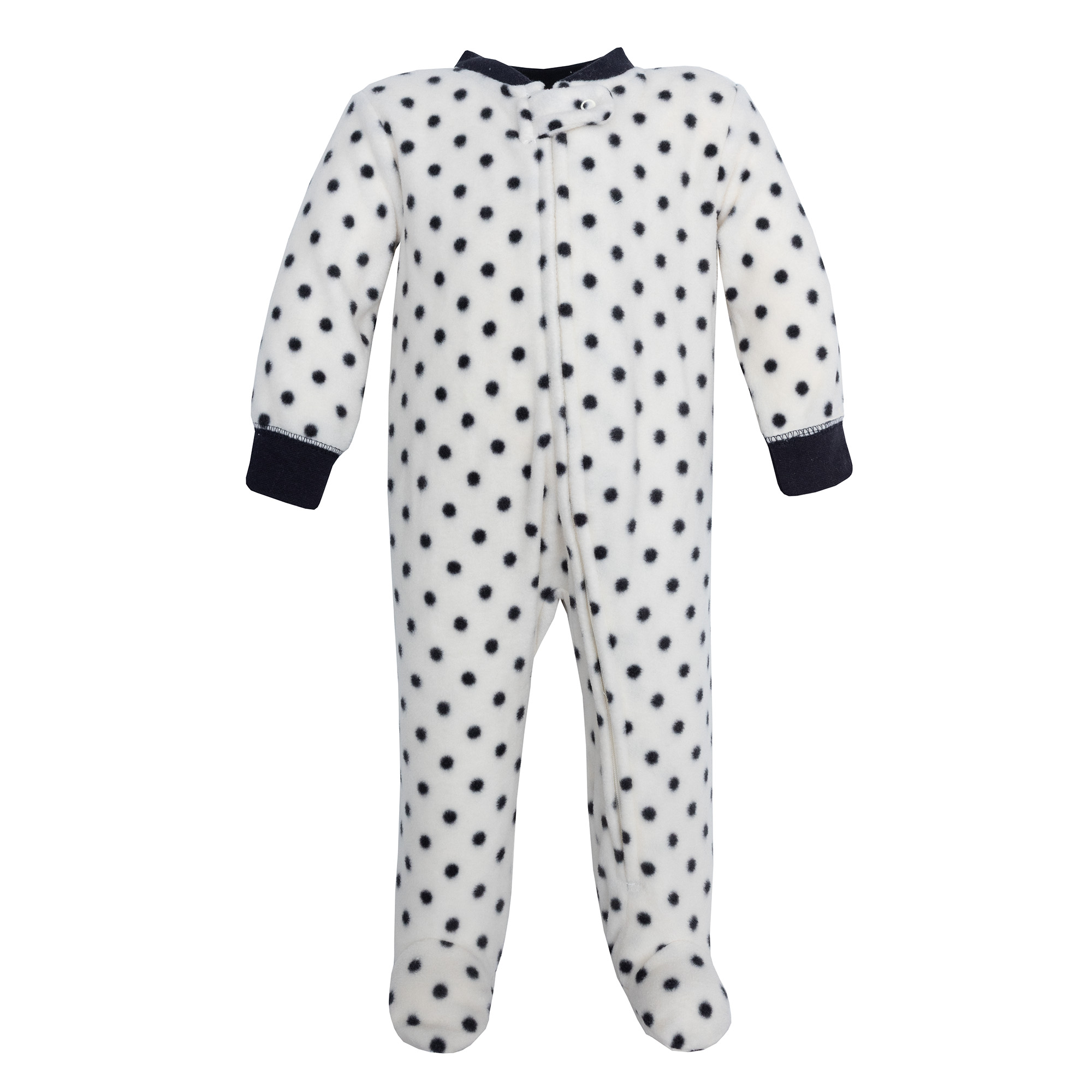 Hudson Baby Infant Girls Fleece Sleep and Play, Burgundy Floral, 0-3 Months