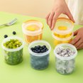 thumbnail image 3 of Stackable Round Food Storage Containers - Airtight Bento Boxes for Snacks, Fruits & Picnic Meal Prep, 3 of 7