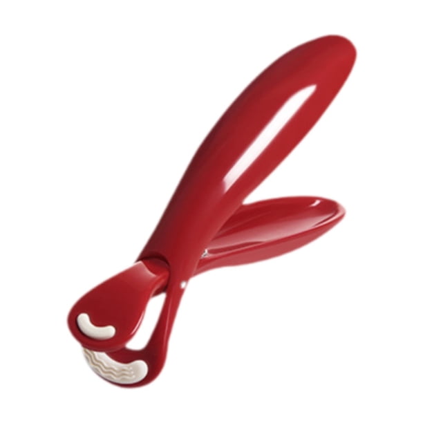 Pinza antiescaldaduras para sartenes, pinza para platos, antiescaldaduras, antideslizante, ergonómica, para ollas y sartenes rojo
