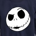 thumbnail image 3 of The Nightmare Before Christmas - Jack Face - Youth Crewneck Fleece Sweatshirt, 3 of 5